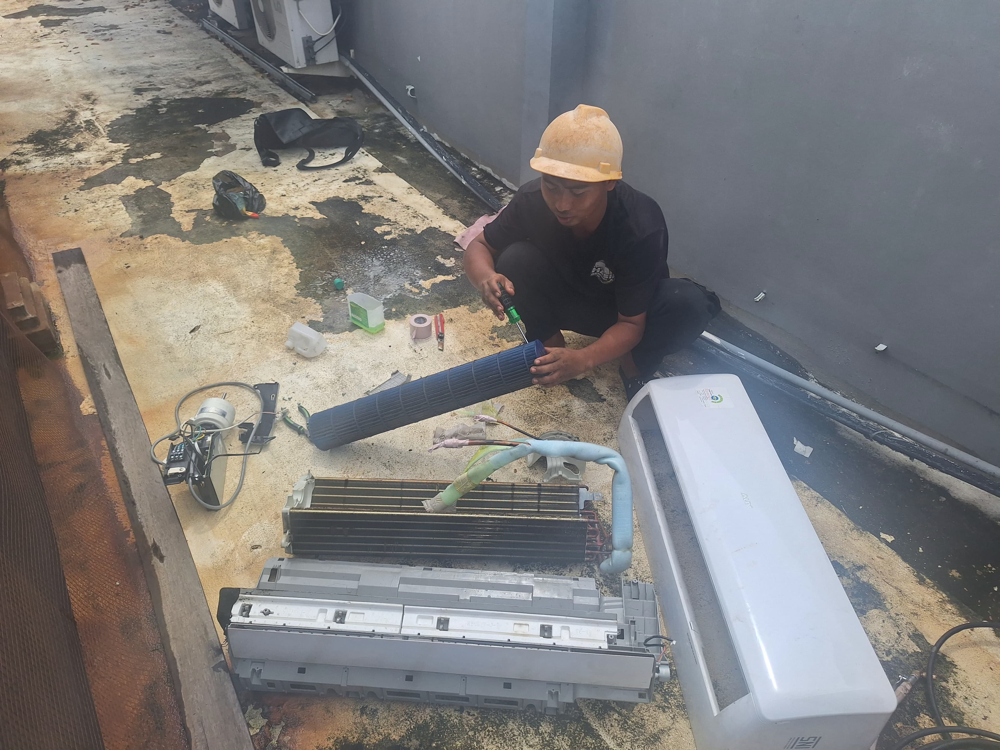 Layanan Cuci Besar Ac/Overhould 0,5 - 2 PK